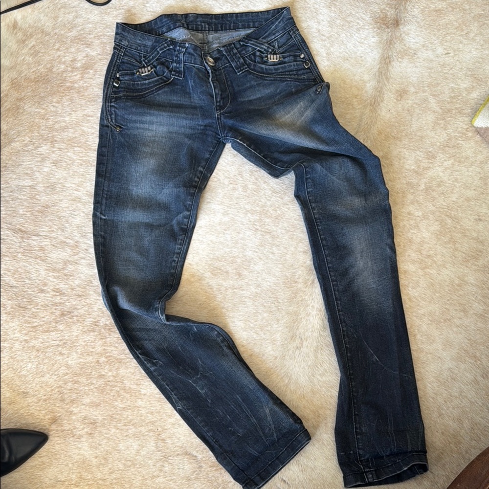 Dolce & Gabbana Dark Blue Straight Leg Jeans - Picture 4 of 17